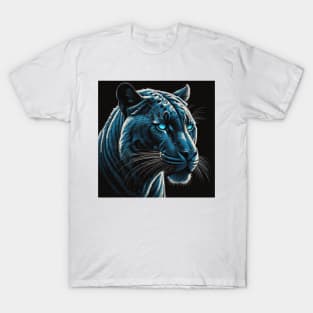 Black Panther Print T-Shirt